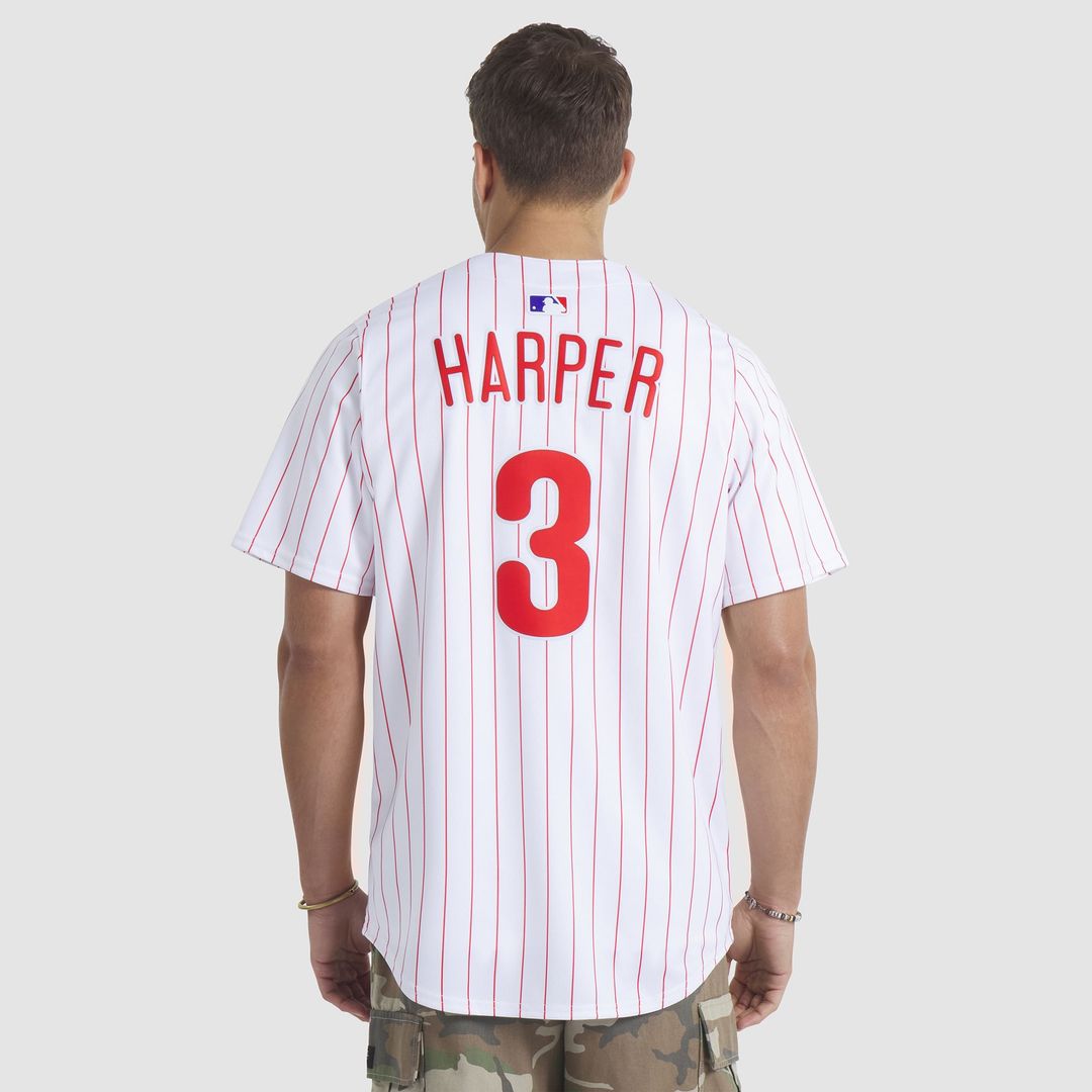 Philadelphia Phillies Nike Bryce Harper Home Limited Baseball Jersey - White