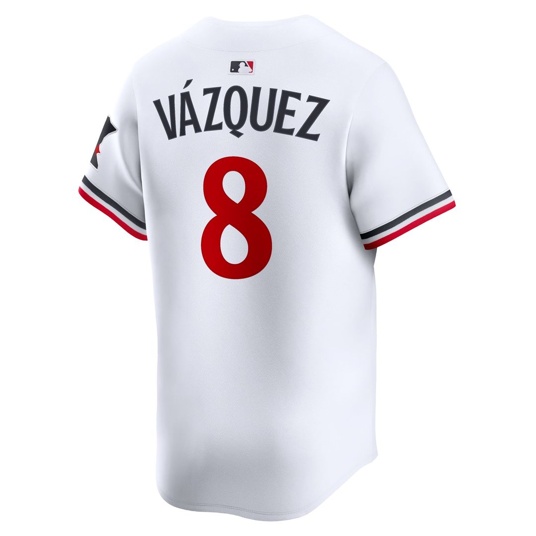 Minnesota Twins Nike Christian Vázquez Home Limited Baseball Jersey - White