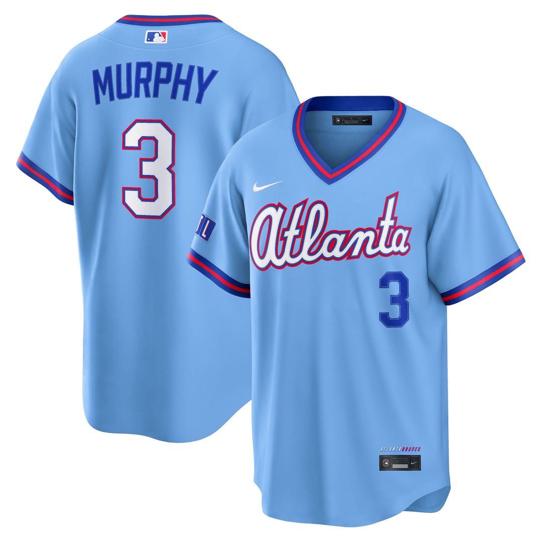 Atlanta Braves Nike Dale Murphy 2026 City Connect Stadium Baseball Jersey - Powder Blue