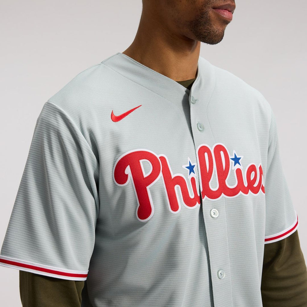 Philadelphia Phillies Nike Bryce Harper Road Replica Baseball Jersey - Gray