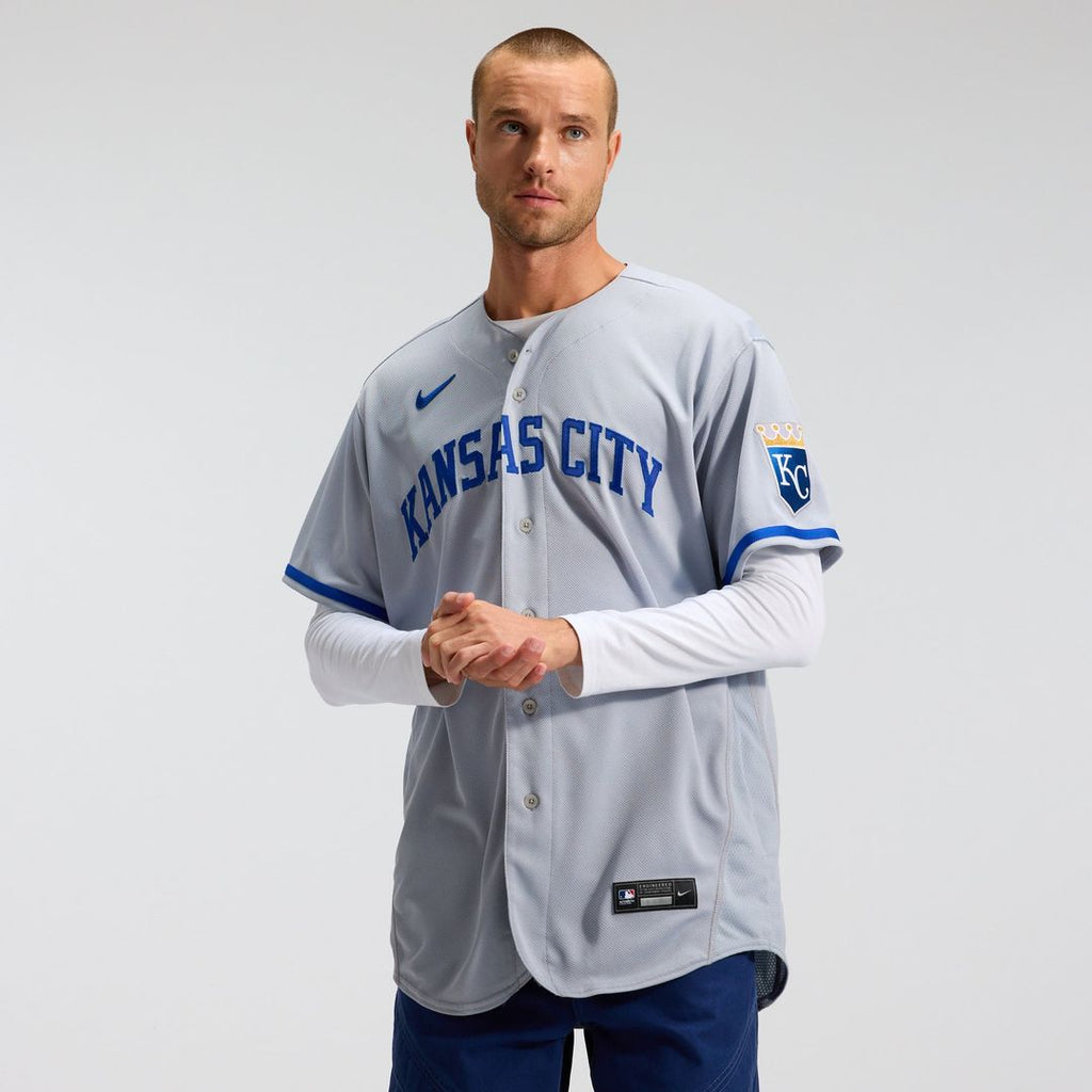 Kansas City Royals Nike 2022 Road Authentic Baseball Jersey - Gray