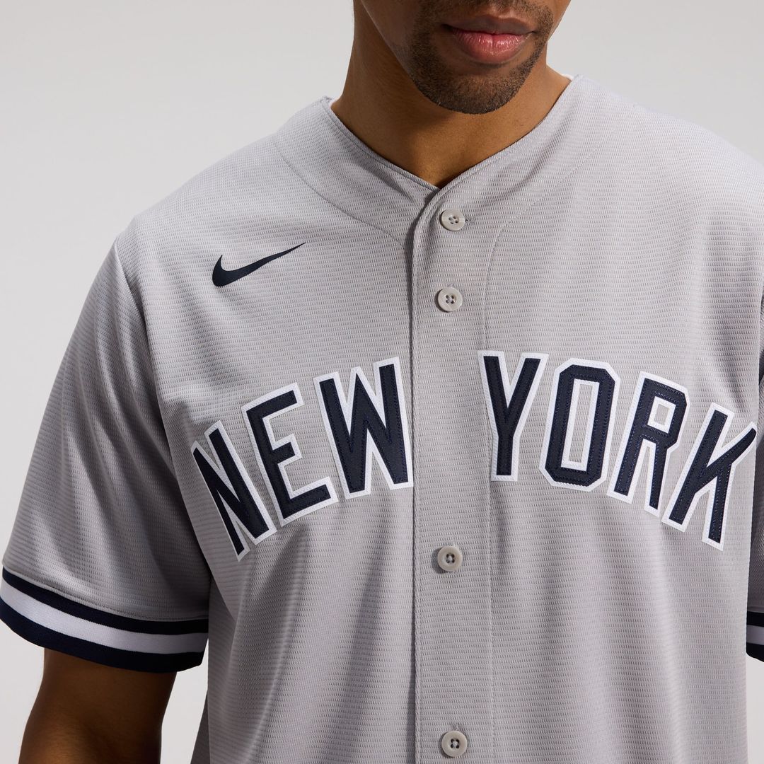 New York Yankees Nike Anthony Volpe Road Replica Baseball Jersey - Gray