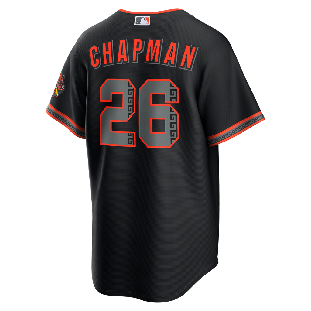 San Francisco Giants Nike Matt Chapman Alternate Stadium Baseball Jersey - Black