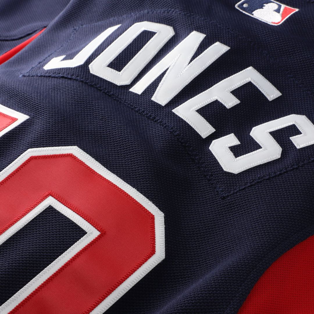 Atlanta Braves Mitchell & Ness Chipper Jones Authentic Batting Practice Baseball Jersey - Navy