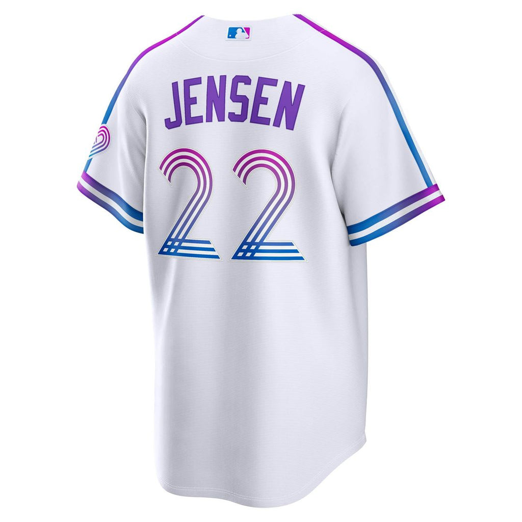 Kansas City Royals Nike Carter Jensen 2026 City Connect Stadium Baseball Jersey - White