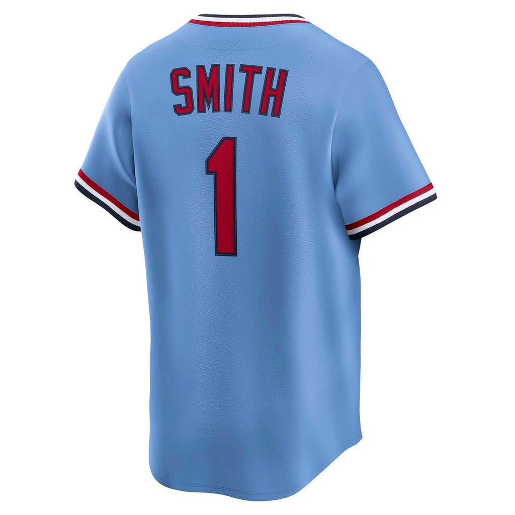 St. Louis Cardinals Nike Ozzie Smith Throwback Cooperstown Collection Limited Baseball Jersey - Blue