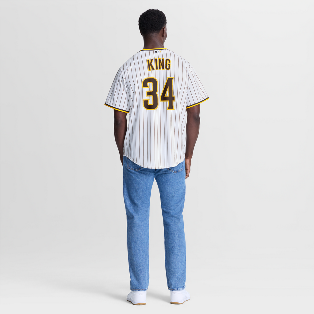 San Diego Padres Nike Michael King Home Replica Baseball Jersey - White