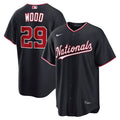 Washington Nationals Nike James Wood Alternate Replica Baseball Jersey - Navy