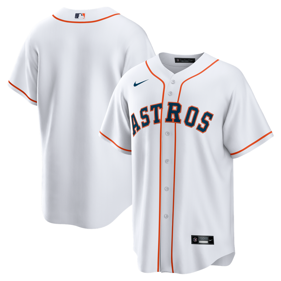 Houston Astros Nike Home Big & Tall Replica Baseball Jersey - White