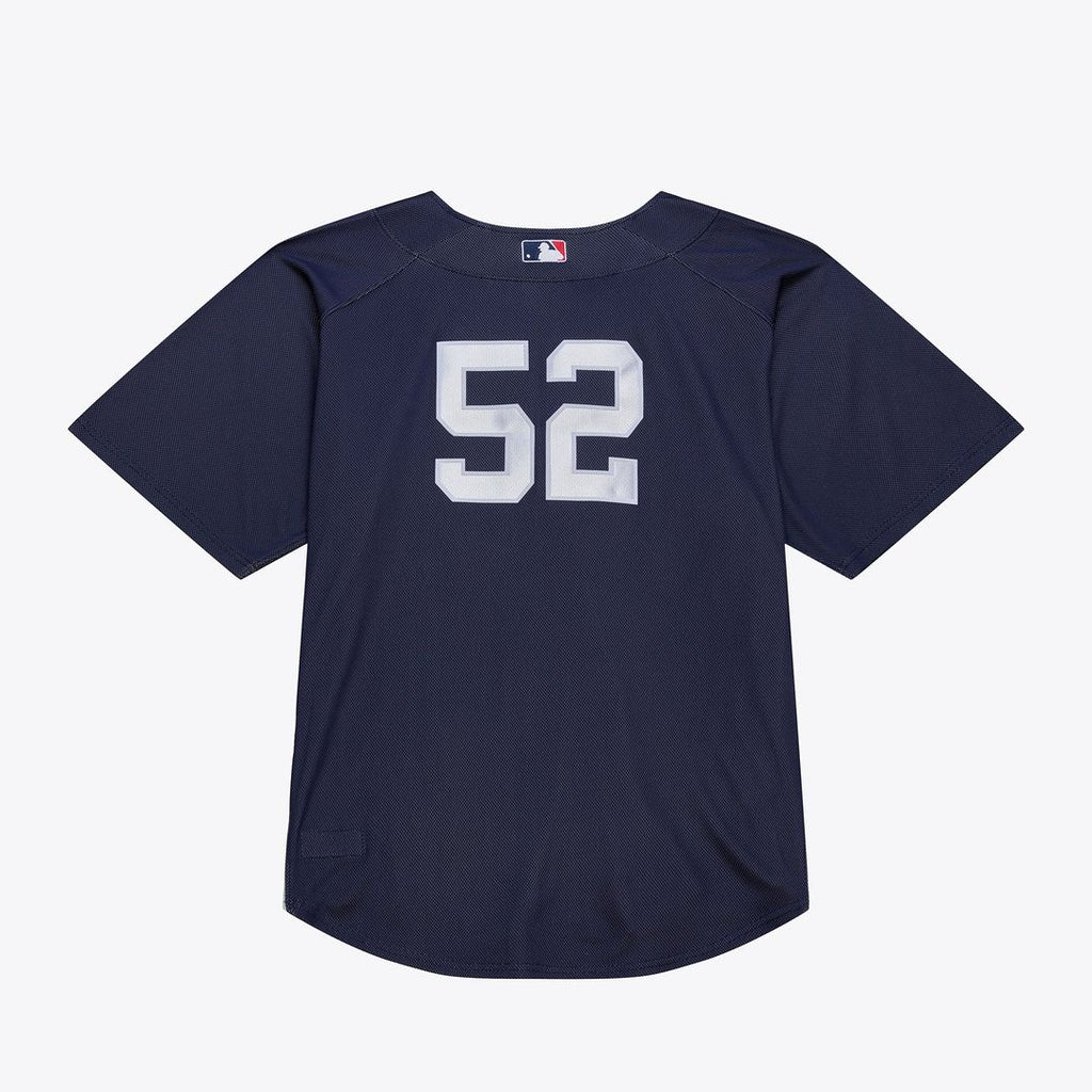 New York Yankees Mitchell & Ness CC Sabathia 2009 Authentic Batting Practice Baseball Jersey - Navy