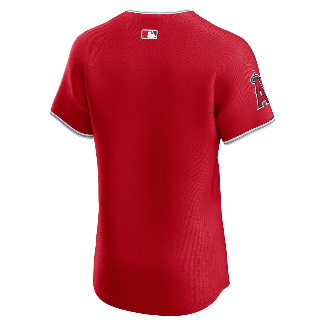 Los Angeles Angels Nike Alternate Elite Baseball Jersey - Red