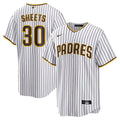 San Diego Padres Nike Gavin Sheets Home Replica Baseball Jersey - White