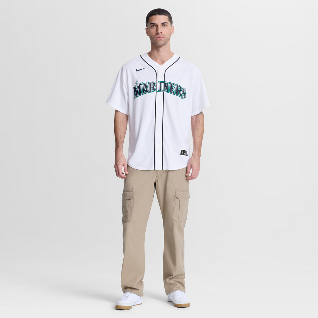 Seattle Mariners Nike Colt Emerson Home Replica Baseball Jersey - White