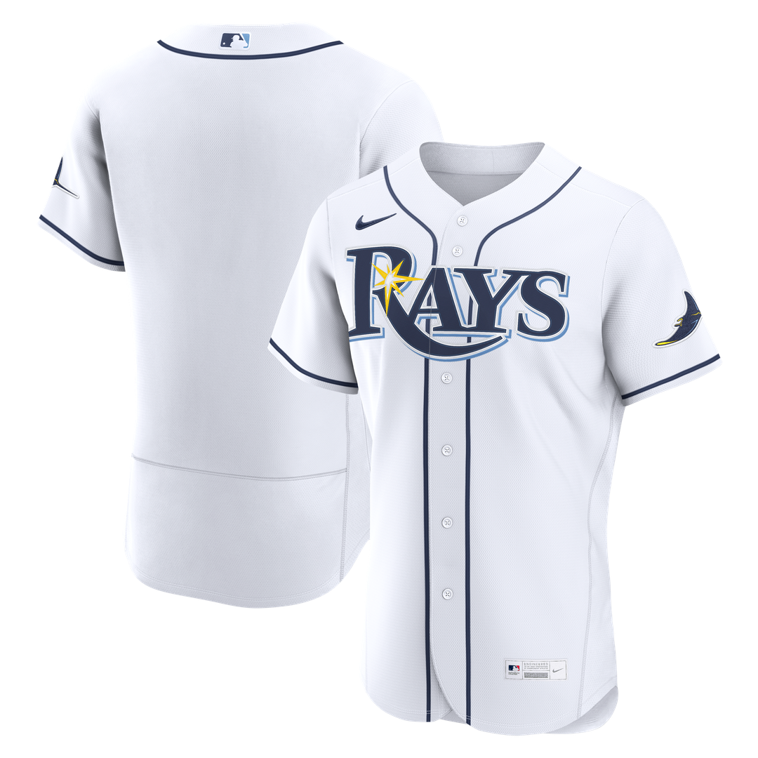 Tampa Bay Rays Nike Home Authentic Baseball Jersey - White