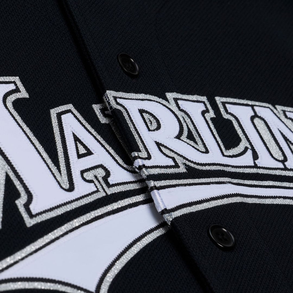 Florida Marlins Mitchell & Ness Miguel Cabrera 2003 Cooperstown Mesh Batting Practice Button-Up Baseball Jersey - Black