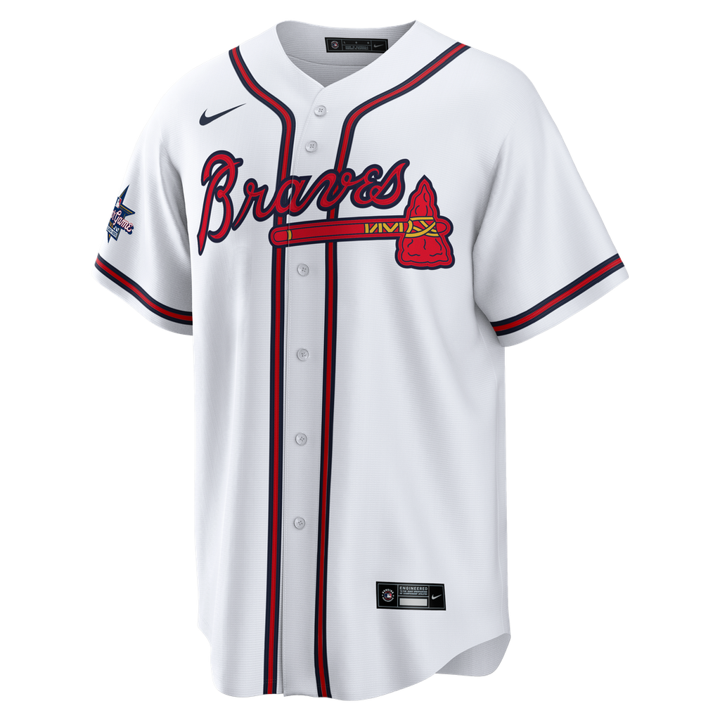 Atlanta Braves Nike Deion Sanders Home Retired Player Replica Baseball Jersey - White
