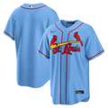 St. Louis Cardinals Nike Alternate Replica Baseball Jersey - Light Blue