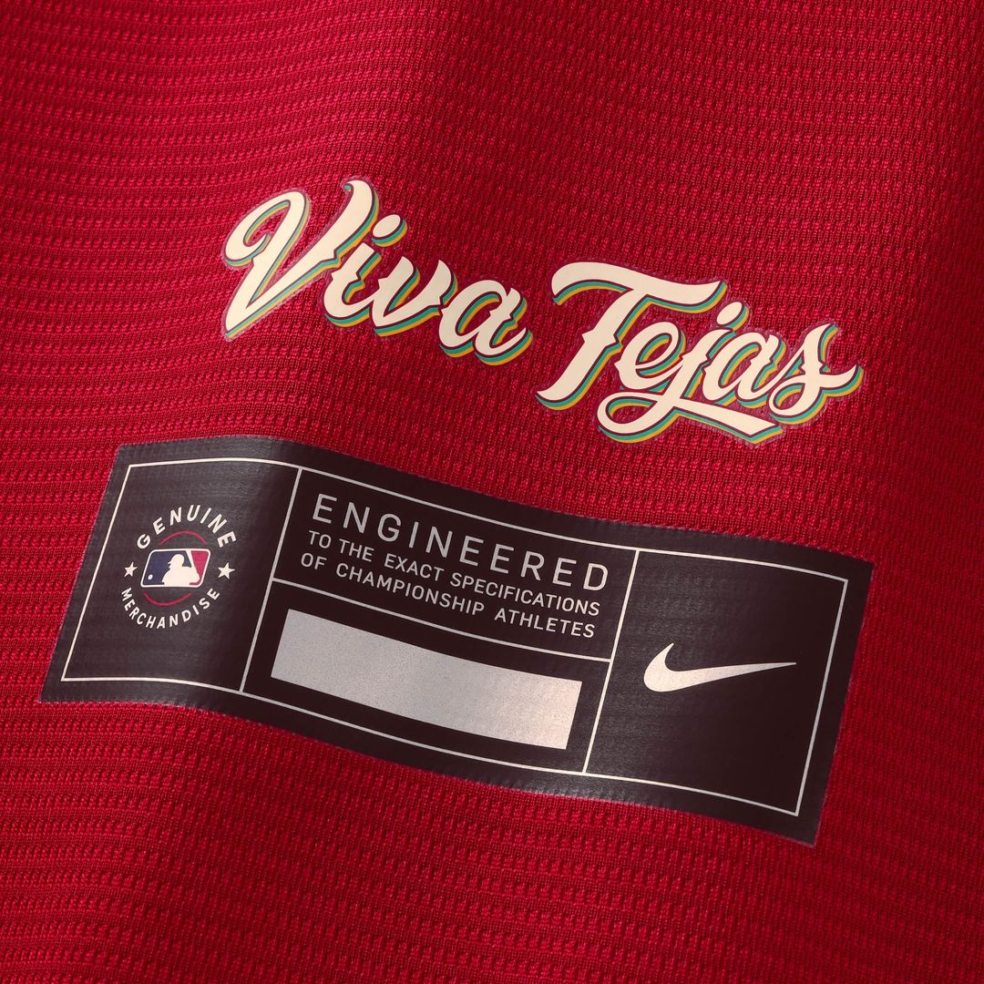 Texas Rangers Nike Josh Jung 2026 City Connect Stadium Baseball Jersey - Red