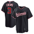 Washington Nationals Nike Dylan Crews Alternate Replica Baseball Jersey - Navy