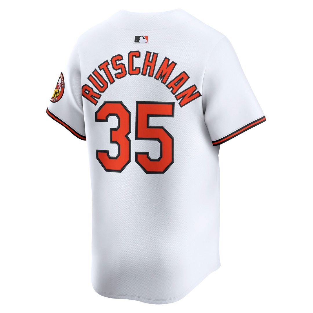 Baltimore Orioles Nike Adley Rutschman Home Limited Baseball Jersey - White