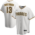 San Diego Padres Nike Manny Machado Home Replica Baseball Jersey - White