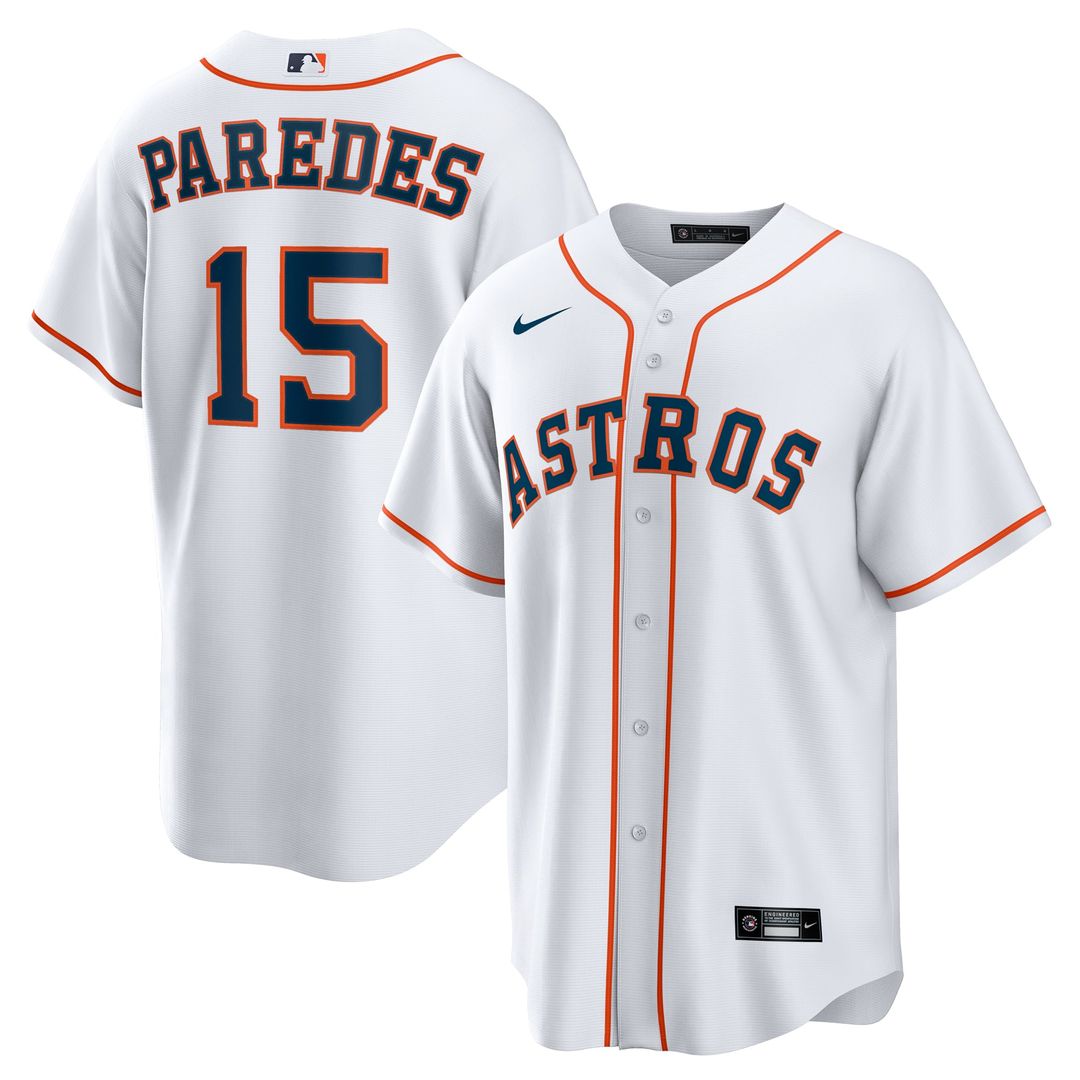 Houston Astros Nike Isaac Paredes Home Replica Baseball Jersey - White
