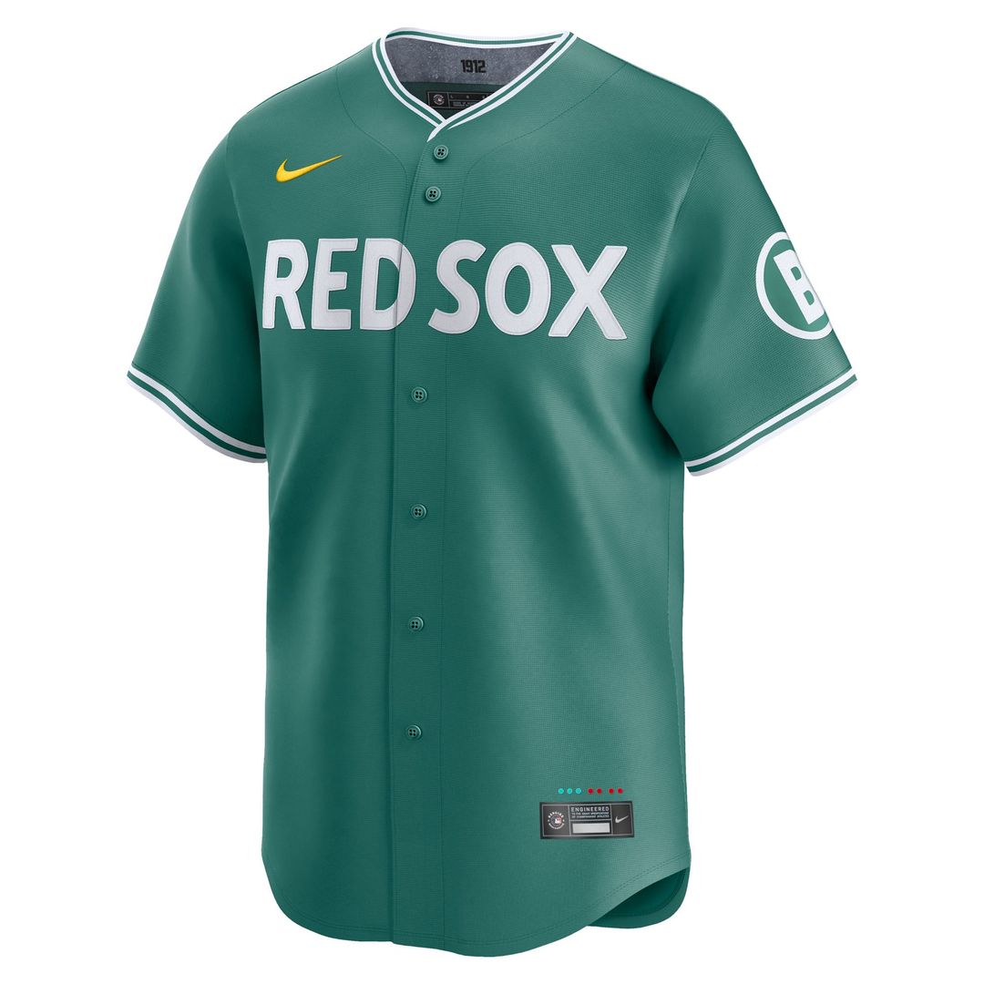 Boston Red Sox Nike City Connect Limited Baseball Jersey - Green