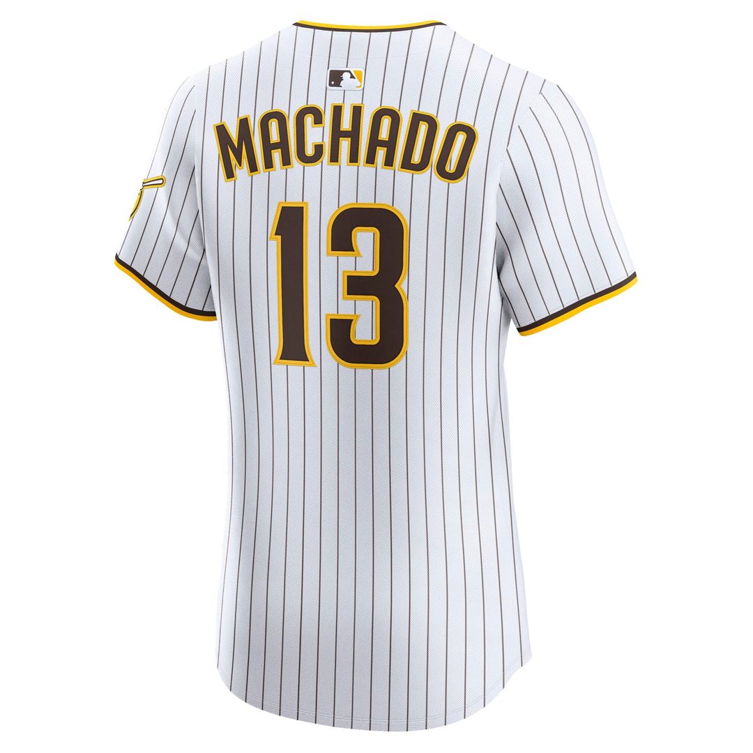 San Diego Padres Nike Manny Machado Home Elite Baseball Jersey - White