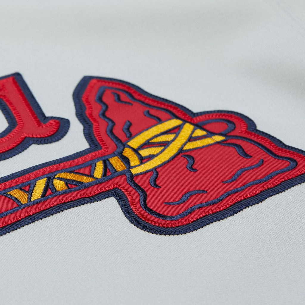 Atlanta Braves Mitchell & Ness Greg Maddux 1995 Throwback Authentic Baseball Jersey - Gray