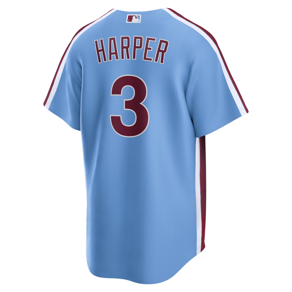 Philadelphia Phillies Nike Bryce Harper Alternate Replica Baseball Jersey - Light Blue