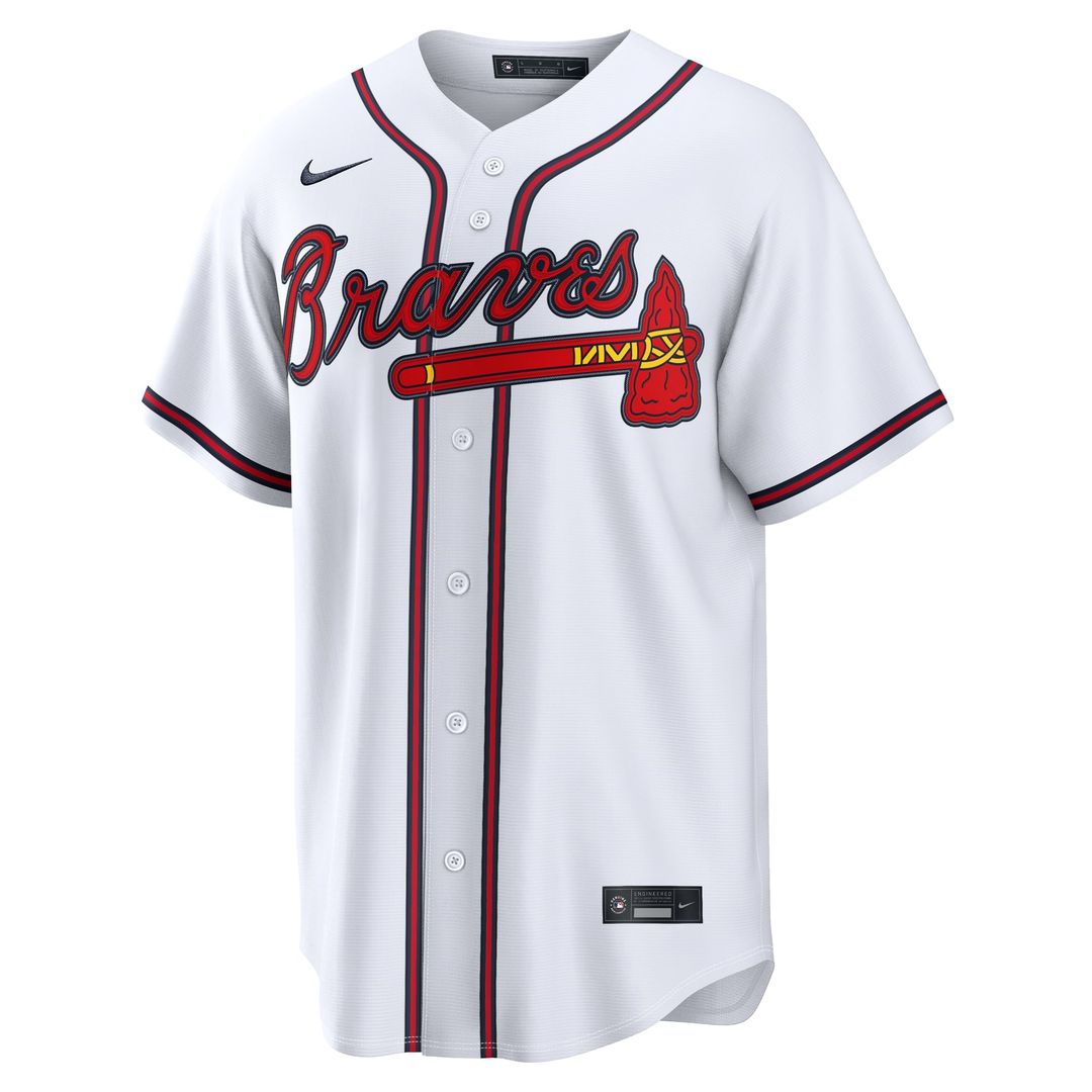 Atlanta Braves Nike Austin Riley Alternate Replica Baseball Jersey - Navy