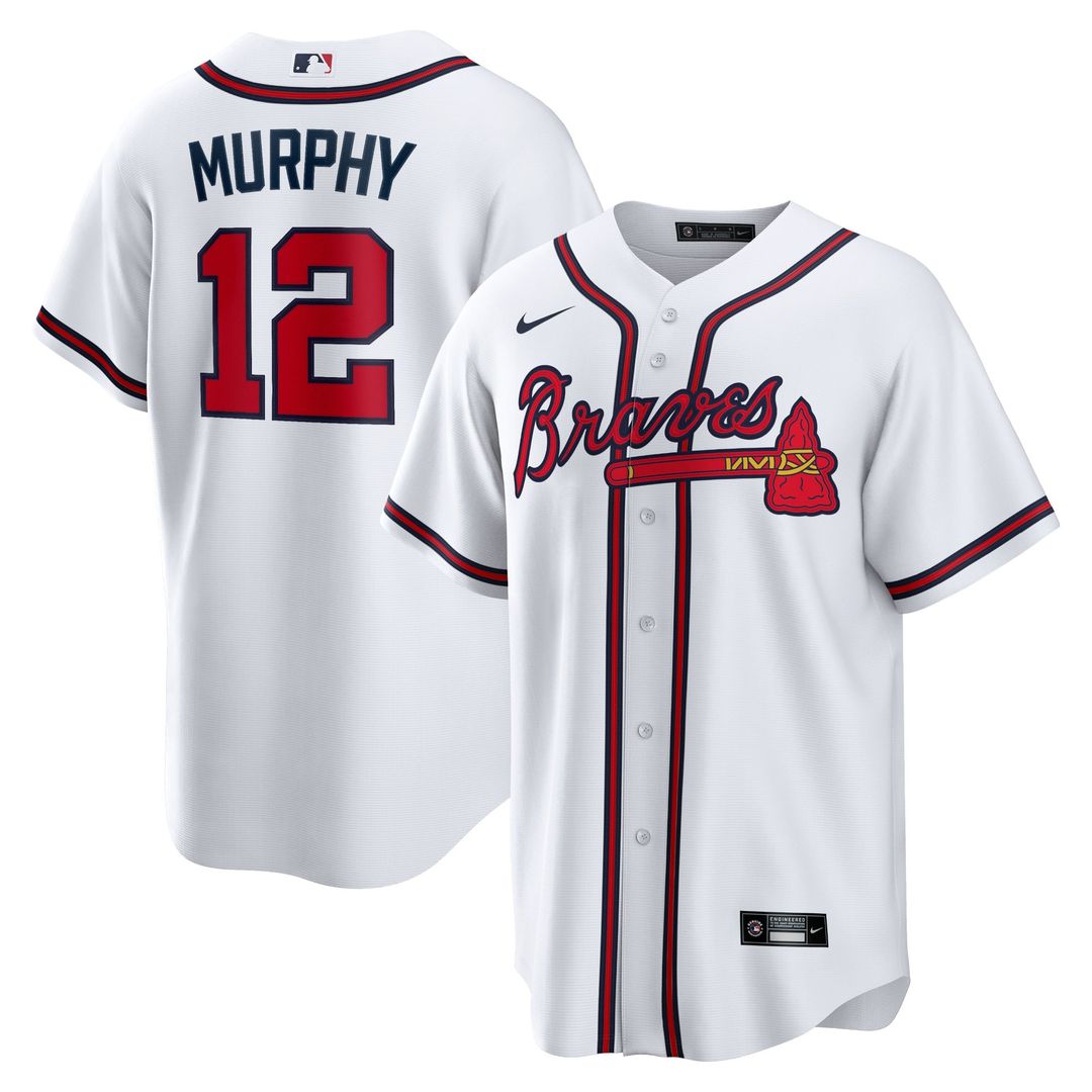 Atlanta Braves Nike Sean Murphy Replica Baseball Jersey - White