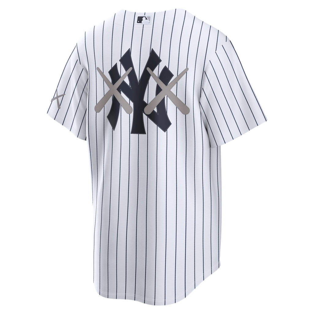 New York Yankees Nike x KAWS White Stadium Baseball Jersey