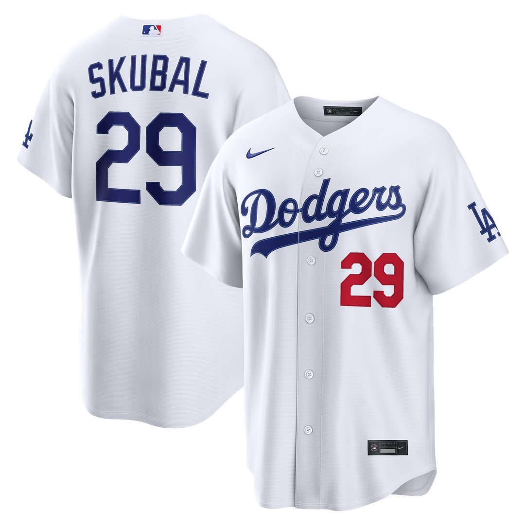 Los Angeles Dodgers Nike Tarik Skubal Home Stadium Baseball Jersey - White