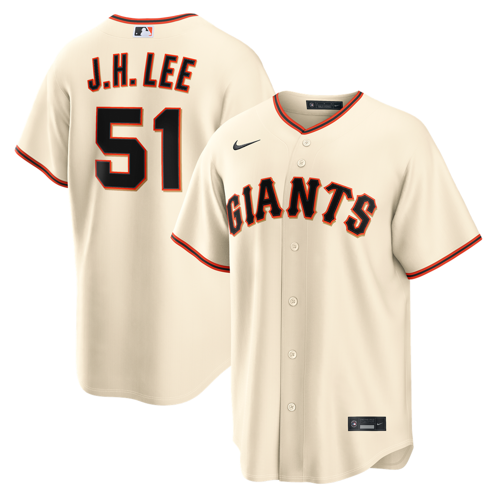 San Francisco Giants Nike Jung Hoo Lee Home Replica Baseball Jersey - Cream