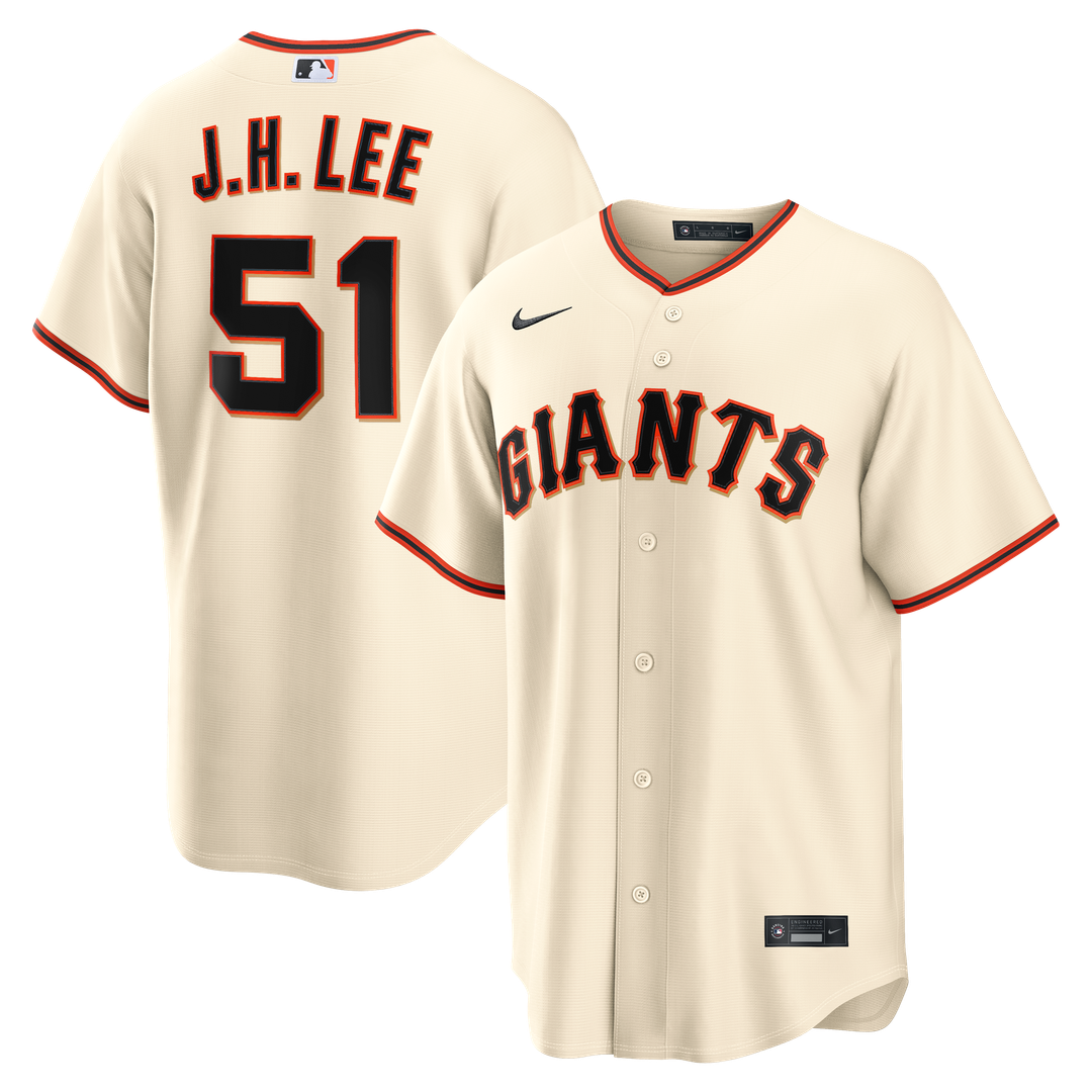 San Francisco Giants Nike Jung Hoo Lee Home Replica Baseball Jersey - Cream
