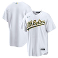 Athletics Nike Home Replica Baseball Jersey - White