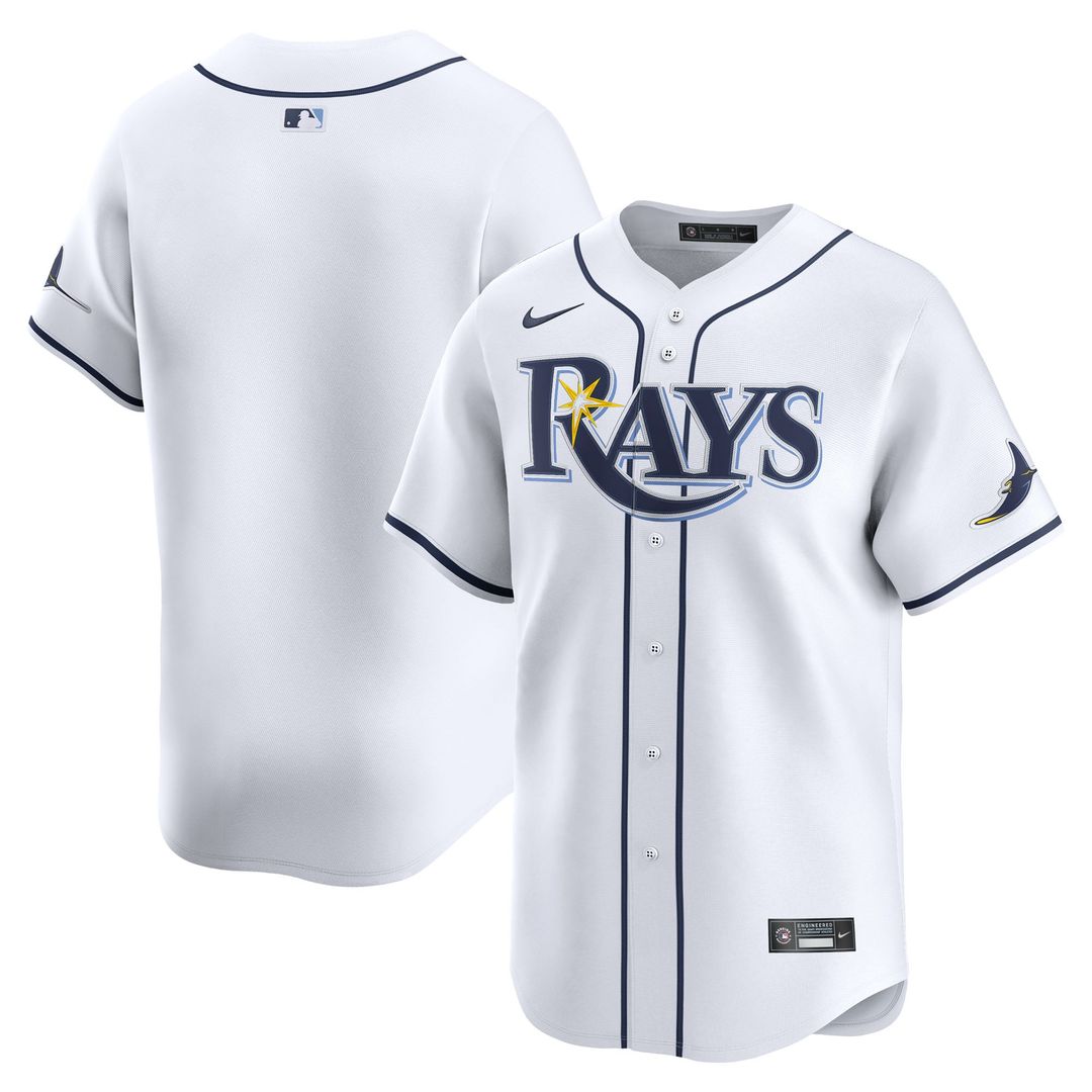 Tampa Bay Rays Nike Home Limited Baseball Jersey - White