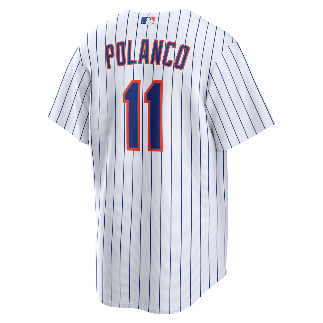 New York Mets Nike Jorge Polanco Home Replica Baseball Jersey - White