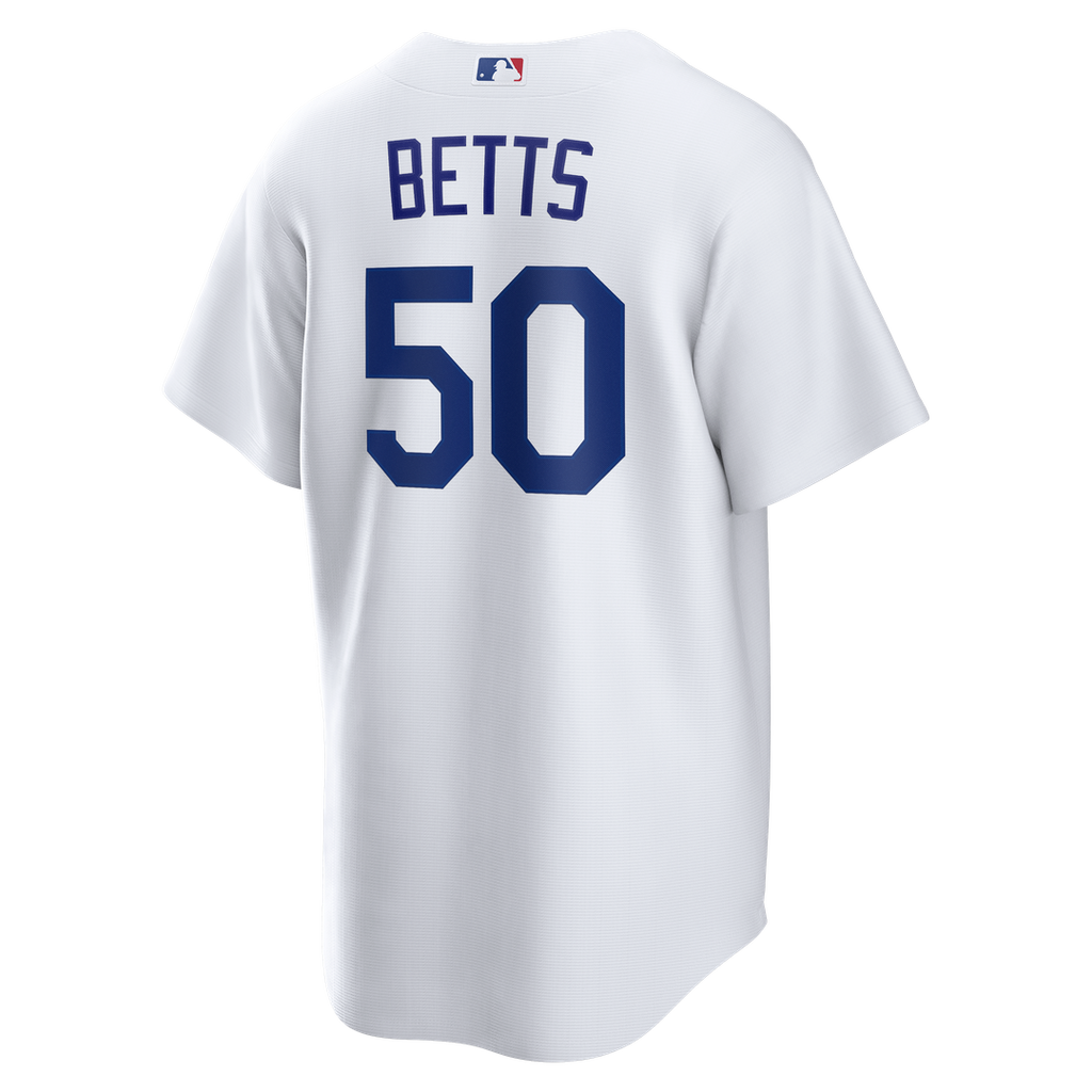 Los Angeles Dodgers Nike Mookie Betts Home Replica Baseball Jersey - White