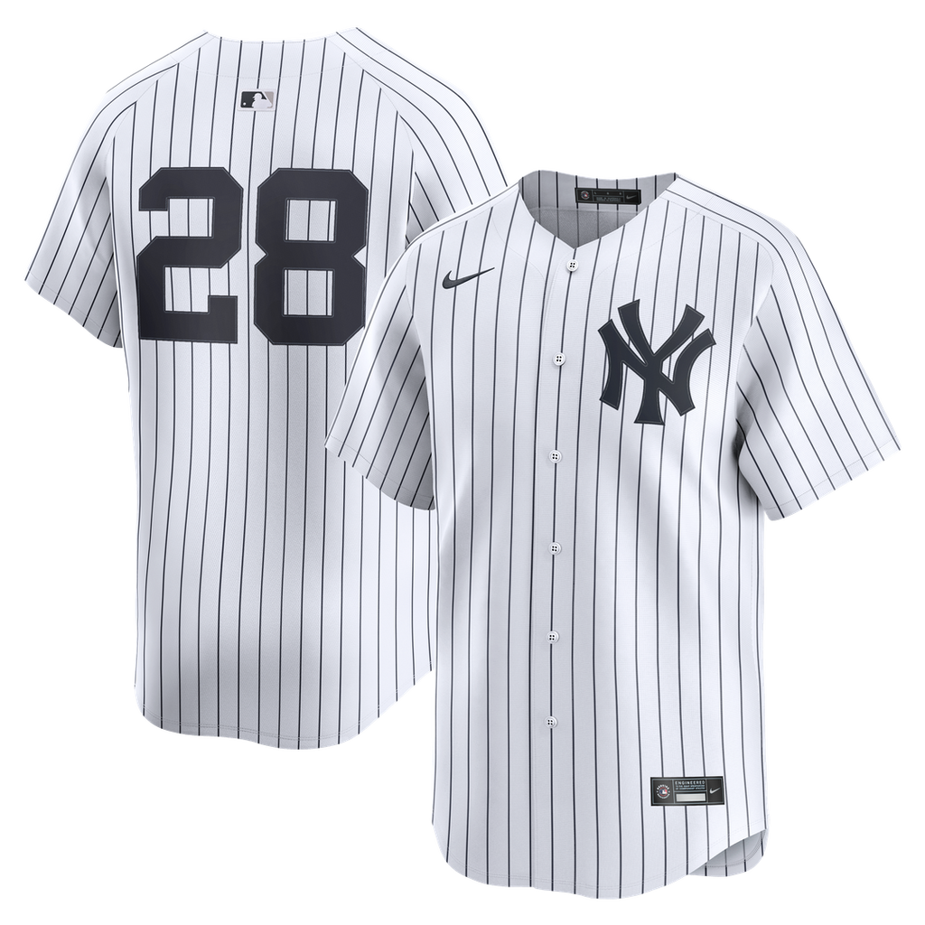 New York Yankees Nike Austin Wells Home Limited Baseball Jersey - White