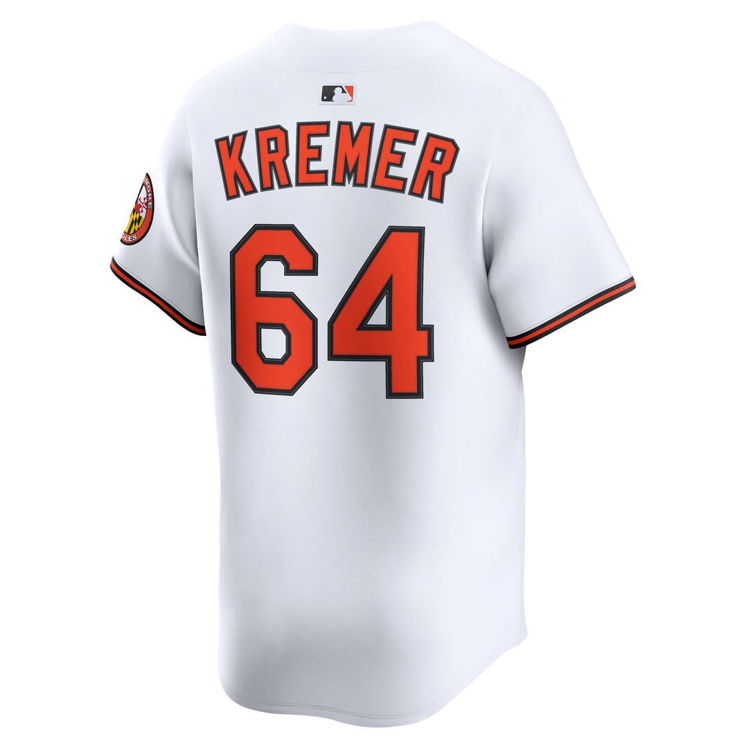 Baltimore Orioles Nike Dean Kremer Home Limited Baseball Jersey - White