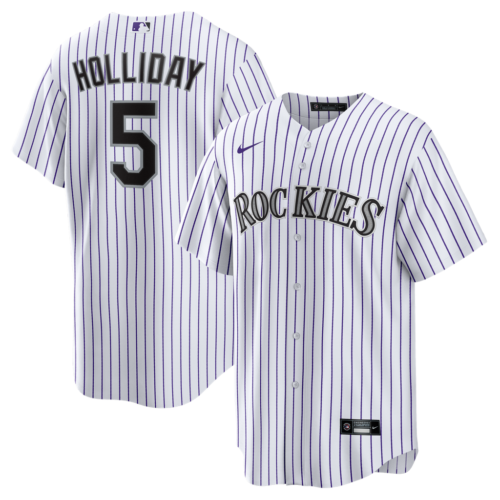 Colorado Rockies Nike Matt Holliday Home Retired Player Replica Baseball Jersey - White