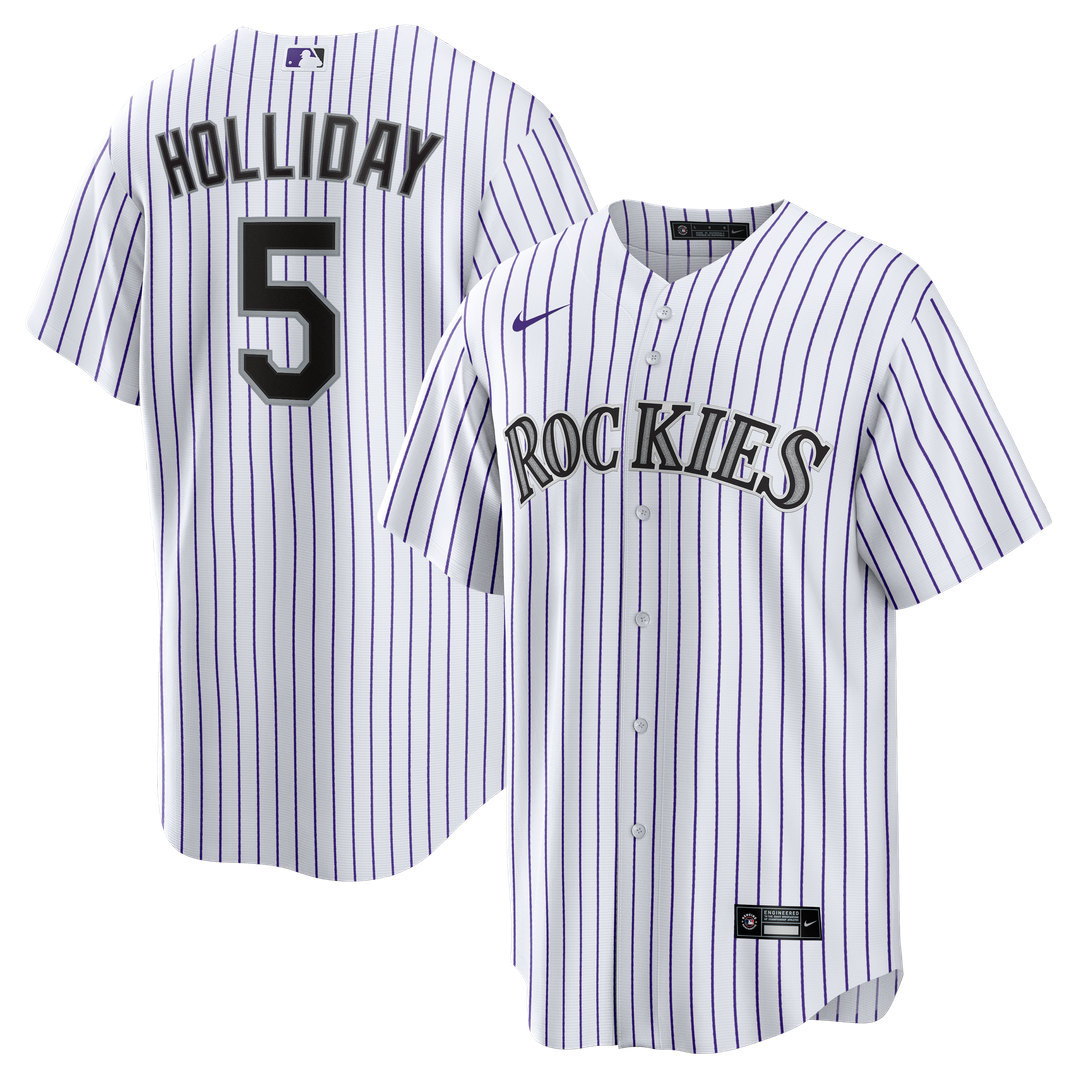 Colorado Rockies Nike Matt Holliday Home Retired Player Replica Baseball Jersey - White