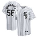 Chicago White Sox Nike Seranthony Domínguez Home Replica Baseball Jersey - White