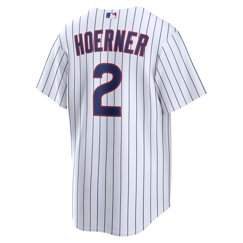 Chicago Cubs Nike Nico Hoerner Home Replica Baseball Jersey - White