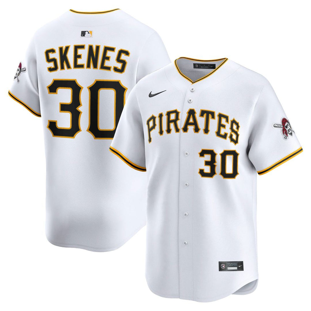 Pittsburgh Pirates Nike Paul Skenes Home Limited Baseball Jersey - White