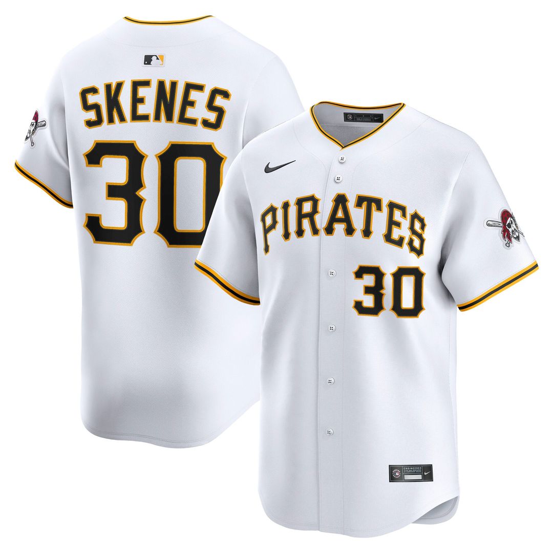 Pittsburgh Pirates Nike Paul Skenes Home Limited Baseball Jersey - White