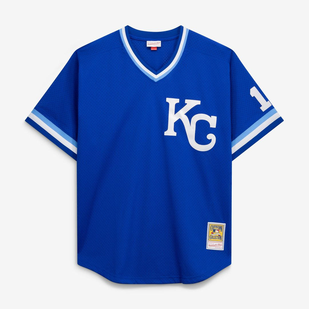 Kansas City Royals Mitchell & Ness Bo Jackson Cooperstown Collection Big & Tall Mesh Batting Practice Baseball Jersey - Royal