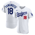 Los Angeles Dodgers Nike Yoshinobu Yamamoto Home Authentic Baseball Jersey - White